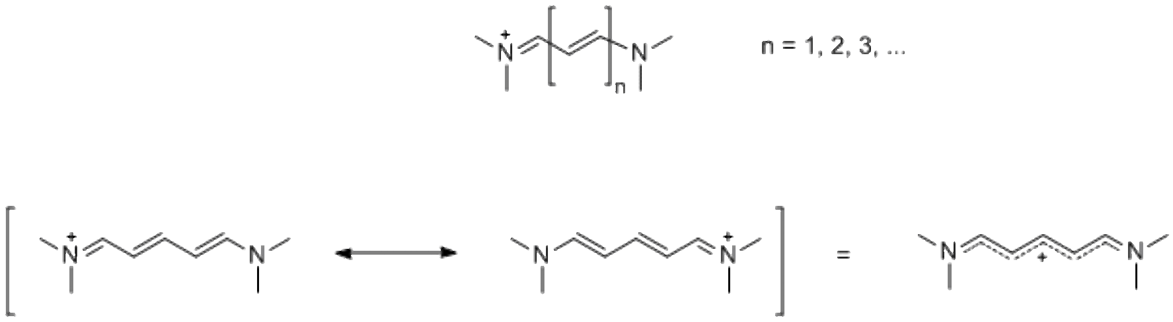 Struktur der Cyaninfarbstoffe